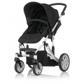 Britax Kinderwagen schwarz silbernes Chassis Bild 1