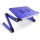 Lavolta Lapdesk Aluminium Ausklappbare Ebenen Blau Bild 1