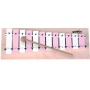 Goldon - Metallophon 12 rosa-weisse Klangplatten Bild 1