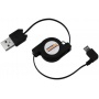 mumbi aufrollbares Kabel USB 2.0 schwarz Bild 1