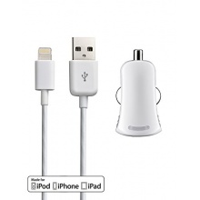 Autoladeset Apple iPod/iPhone/iPad weiss Bild 1