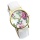 Better Dealz Vintage Blume Damen Analog Armbanduhr Basel-Stil 3 wei Bild 1