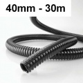 30m Teichschlauch Spiralschlauch 40mm Schwarz Bild 1