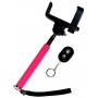 Selbstportrait Selfie Stick Pink Schwarzer Bluetooth Bild 1