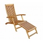 Deckchair Macao 145x60x92.5cm Akazienholz natur Bild 1