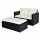 Polyrattan Gartengarnitur 6tlg. Doppelsofa Bild 5