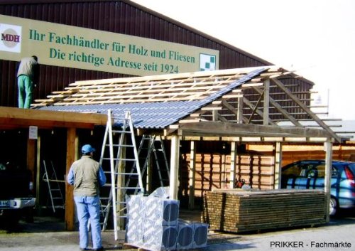 Carport Satteldach HOCKENHEIM II 600x800cm PRIKKER Test